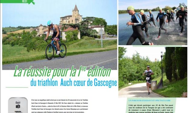 TrimaX#164 vous parle de la réussite pour la 1 re édition du triathlon Auch coeur de Gascogne