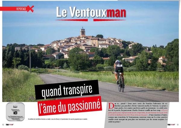 Le Ventouxman quand transpire l’âme du passionné à lire dans TrimaX#165