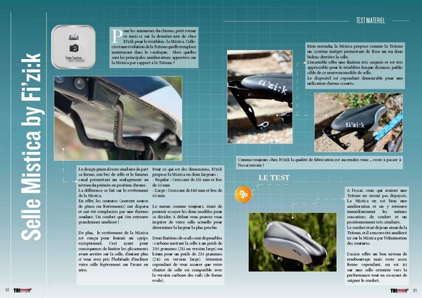 Découvrez sans attendre la Selle Mistica by Fi’zi:k