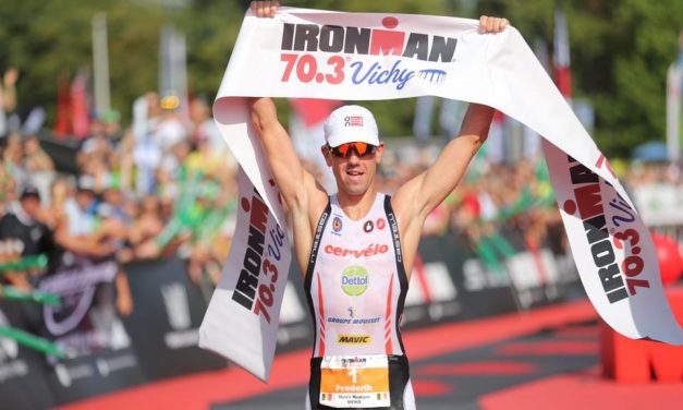 Frederik Van Lierde impressionne, Jocelyn McCauley en reine à l’IRONMAN 70.3 Vichy.