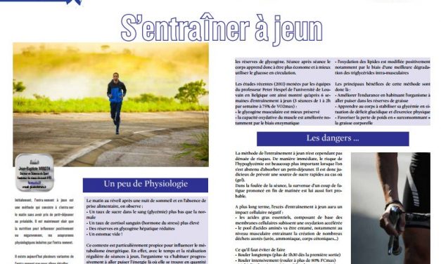 A lire dans TrimaX#166 : S’entraîner à jeun