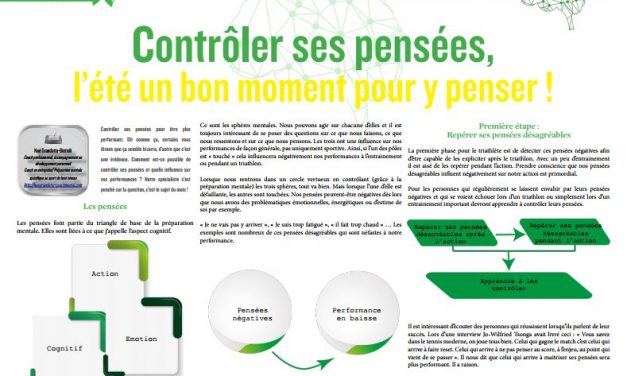 A lire dans TrimaX#166 : Contrôler ses pensées, l’été un bon moment pour y penser !