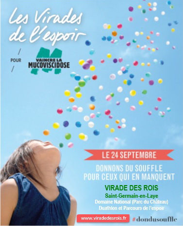 Virade des Rois, la virade de l’espoir de Saint-Germain-en-Laye – Dimanche 24 Septembre 2017