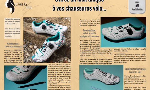 TrimaX#169 vous explique comment offrir un look unique à vos chaussures vélo…