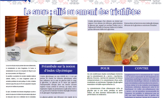 Le sucre : allié ou ennemi des triathlètes, notre coach JB Wiroth vous répond en Live se soir à 19h