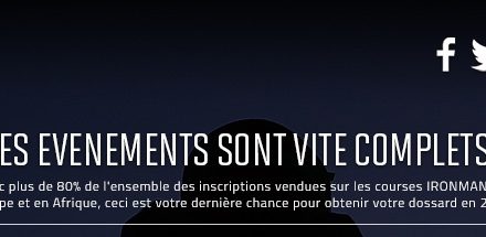 Plus de 80% des inscriptions IRONMAN en Europe et en Afrique ont été vendues !
