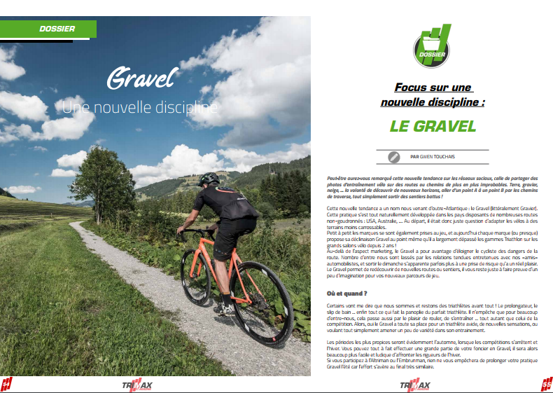 Focus avec TrimaX#171 sur une nouvelle discipline : LE GRAVEL