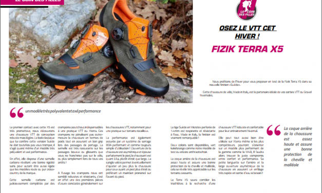 Les filles grâce à TrimaX#171 osez le VTT cet hiver avec la paire de FIZIK TERRA X5