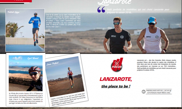 Petit portfolio de triathlètes qui ont choisi Lanzarote pour préparer la saison 2018…