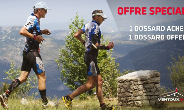 VENTOUXMAN : OFFRE A NE PAS MANQUER: 1 dossard acheté = 1 dossard offert