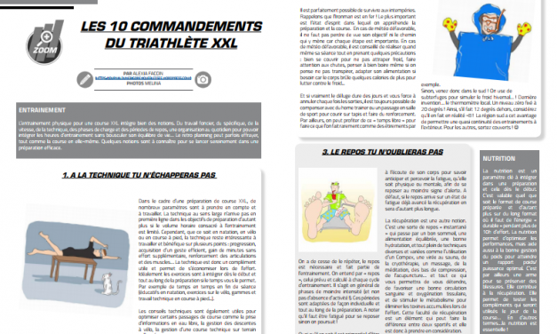 A découvrir dans TrimaX#172 : les 10 commandements du triathlète XXL