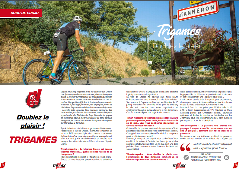 Doublez le plaisir avec le Trigames de Mandelieu