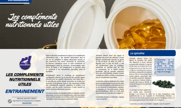 A lire dans TrimaX#172 : les compléments nutritionnels utiles