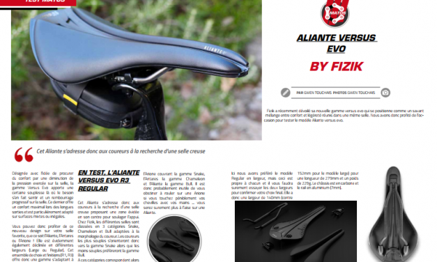 A découvrir dans TrimaX#172 : Aliante Versus Evo by FIZIK
