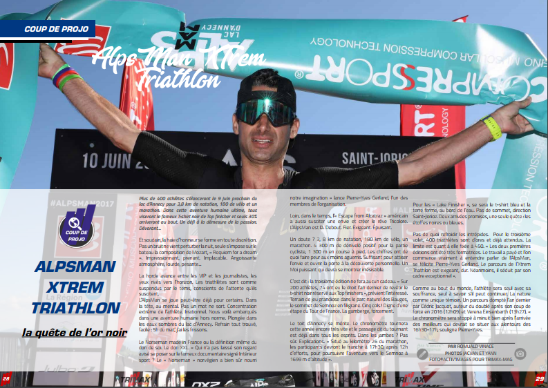 Découvrez l’AlpsMan XTrem Triathlon dans TrimaX#173