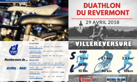 Les rendez-vous du mois d’avril et de Mai 2018