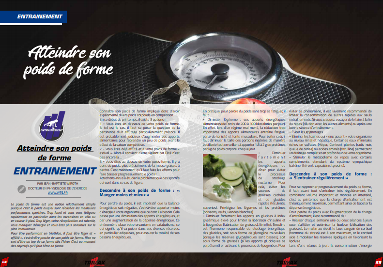 A lire dans TrimaX#173 : Atteindre son poids de forme