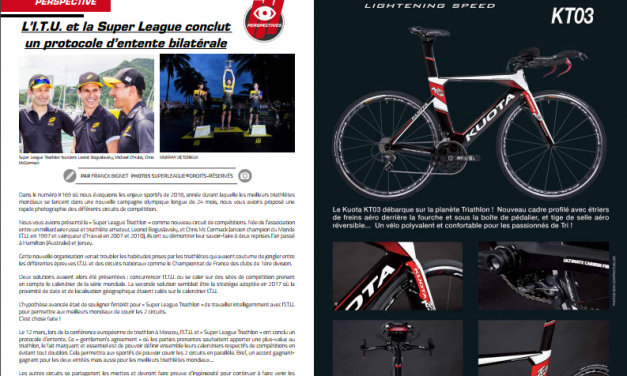 A lire dans TrimaX#173 :  L’I.T.U. et la Super League conclut un protocole d’entente bilatérale