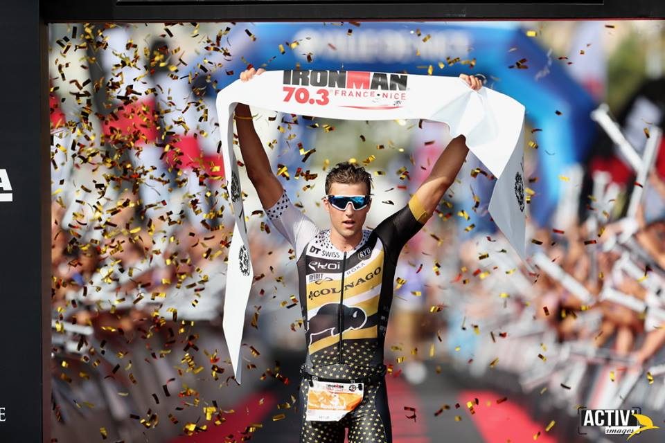 Rudy Von Berg remporte le premier IRONMAN 70.3 Nice. Manon Genêt remporte son second IRONMAN 70.3 en France.