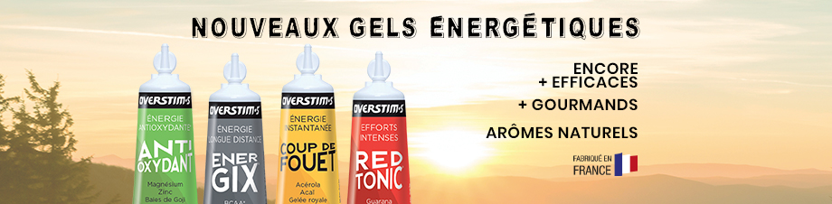OVERSTIM.s : nouvelle gamme de gels énergétiques