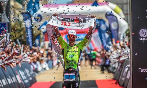 Frederik Van Lierde et Fransesca Sanjana remportent la première édition de l’IRONMAN 70.3 Les Sables d’Olonne – Vendée