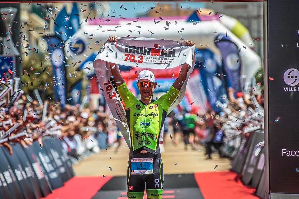 Frederik Van Lierde et Fransesca Sanjana remportent la première édition de l’IRONMAN 70.3 Les Sables d’Olonne – Vendée