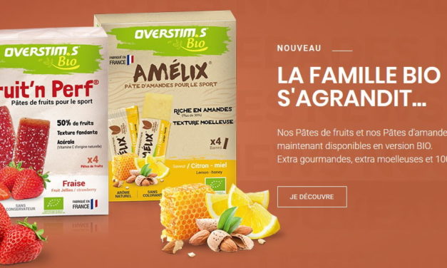Des nouveautés bio chez OVERSTIMS