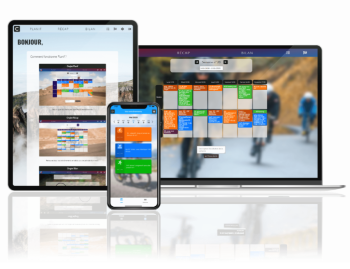 Appli PLANIF : l’entraînement au bout des doigts