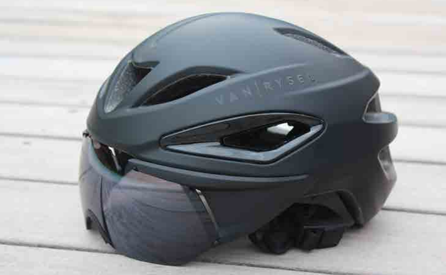 Casque Vélo Adulte Animiles Noir – Sécurité Lumière USB Réglable En Alu/plastique